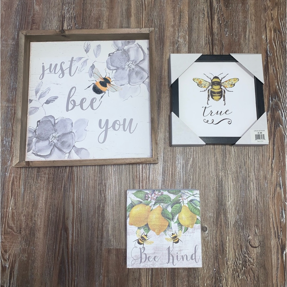 Bundle Wall decor Bee wall decor
